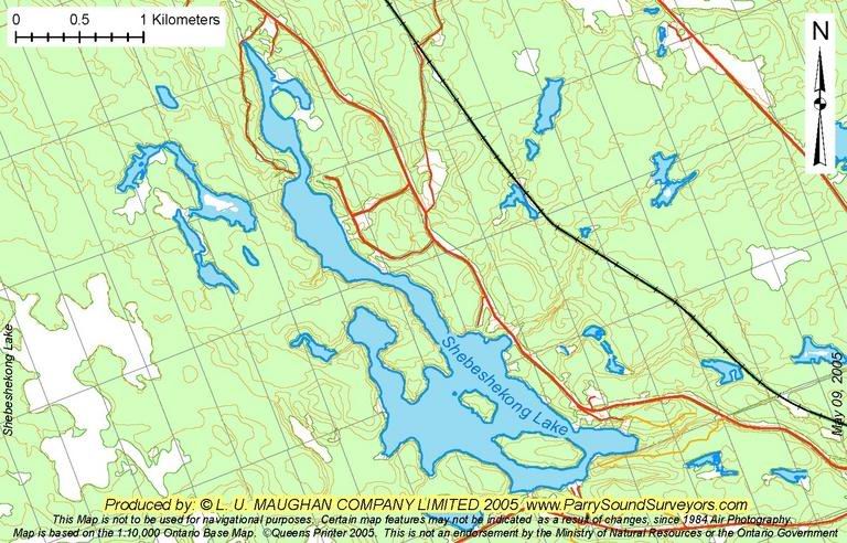 Muskrat Lake Depth Chart